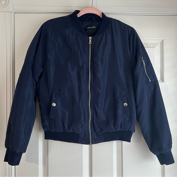 New Look Jackets & Blazers - New Look Navy Bomber Jacket